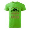 Pánské tričko s potiskem Farmář táta (Barva trička (muži) NOVÉ Apple green, Velikost - všechny NOVÉ 2XL)
