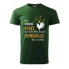 Pánské tričko s potiskem Ranní ptáče (Barva trička (muži) NOVÉ Apple green, Velikost - všechny NOVÉ 2XL)
