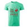 Pánské tričko s potiskem Ranní ptáče (Barva trička (muži) NOVÉ Apple green, Velikost - všechny NOVÉ 2XL)