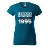 Dámské tričko s potiskem Legenda zrozena (Barva trička - ženy (NOVÉ) Apple green, Velikost - všechny NOVÉ 2XL)