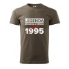 Pánské tričko s potiskem Legenda zrozena (Barva trička (muži) NOVÉ Apple green, Velikost - všechny NOVÉ 2XL)