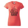 Dámské tričko s potiskem Birthday gang (Barva trička - ženy (NOVÉ) Apple green, Velikost - všechny NOVÉ 2XL)