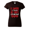 Dámské tričko s potiskem I love rugby (Barva trička - ženy (NOVÉ) Apple green, Velikost - všechny NOVÉ 2XL)