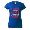 Dámské tričko s potiskem I love rugby (Barva trička - ženy (NOVÉ) Apple green, Velikost - všechny NOVÉ 2XL)