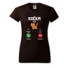 Dámské tričko s potiskem Kočka volá (Barva trička - ženy (NOVÉ) Apple green, Velikost - všechny NOVÉ 2XL)