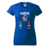 Dámské tričko s potiskem Kočka volá (Barva trička - ženy (NOVÉ) Apple green, Velikost - všechny NOVÉ 2XL)