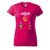 Dámské tričko s potiskem Kočka volá (Barva trička - ženy (NOVÉ) Apple green, Velikost - všechny NOVÉ 2XL)