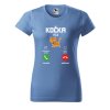 Dámské tričko s potiskem Kočka volá (Barva trička - ženy (NOVÉ) Apple green, Velikost - všechny NOVÉ 2XL)
