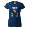 Dámské tričko s potiskem Kočka volá (Barva trička - ženy (NOVÉ) Apple green, Velikost - všechny NOVÉ 2XL)