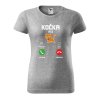 Dámské tričko s potiskem Kočka volá (Barva trička - ženy (NOVÉ) Apple green, Velikost - všechny NOVÉ 2XL)