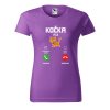 Dámské tričko s potiskem Kočka volá (Barva trička - ženy (NOVÉ) Apple green, Velikost - všechny NOVÉ 2XL)