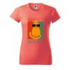 Dámské tričko Kočičí máma (Barva trička - ženy (NOVÉ) Apple green, Velikost - všechny NOVÉ 2XL)