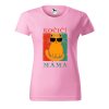 Dámské tričko Kočičí máma (Barva trička - ženy (NOVÉ) Apple green, Velikost - všechny NOVÉ 2XL)