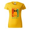 Dámské tričko Kočičí máma (Barva trička - ženy (NOVÉ) Apple green, Velikost - všechny NOVÉ 2XL)