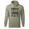 Pánská mikina s potiskem Zemědělec legenda (Barva mikiny malfini pánské Bílá, Velikost - muž NOVÉ 2XL)