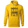 Pánská mikina s potiskem Zemědělec legenda (Barva mikiny malfini pánské Bílá, Velikost - muž NOVÉ 2XL)