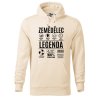 Pánská mikina s potiskem Zemědělec legenda (Barva mikiny malfini pánské Bílá, Velikost - muž NOVÉ 2XL)