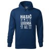 Pánská mikina s potiskem Hasič legenda (Barva mikiny malfini pánské Bílá, Velikost - muž NOVÉ 2XL)