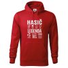 Pánská mikina s potiskem Hasič legenda (Barva mikiny malfini pánské Bílá, Velikost - muž NOVÉ 2XL)