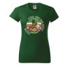 Dámské tričko s potiskem Práce neuteče (Barva trička - ženy (NOVÉ) Apple green, Velikost - všechny NOVÉ 2XL)