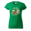 Dámské tričko s potiskem Práce neuteče (Barva trička - ženy (NOVÉ) Apple green, Velikost - všechny NOVÉ 2XL)
