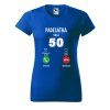 Dámské narozeninové tričko s potiskem 50 volá (Barva trička - ženy (NOVÉ) Apple green, Velikost - všechny NOVÉ 2XL)