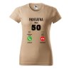 Dámské narozeninové tričko s potiskem 50 volá (Barva trička - ženy (NOVÉ) Apple green, Velikost - všechny NOVÉ 2XL)