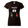 Dámské narozeninové tričko s potiskem 50 volá (Barva trička - ženy (NOVÉ) Apple green, Velikost - všechny NOVÉ 2XL)