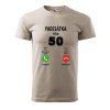 Pánské tričko s potiskem 50 volá (Barva trička (muži) NOVÉ Apple green, Velikost - všechny NOVÉ 2XL)