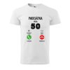 Pánské tričko s potiskem 50 volá (Barva trička (muži) NOVÉ Apple green, Velikost - všechny NOVÉ 2XL)