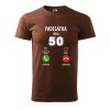 Pánské tričko s potiskem 50 volá (Barva trička (muži) NOVÉ Apple green, Velikost - všechny NOVÉ 2XL)