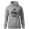 Dámská mikina Nejlepší maminka na světě (Barva dámské mikiny Malfini Cape Bílá, Velikost - žena NOVÉ 2XL)