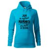 Dámská mikina Nejlepší maminka na světě (Barva dámské mikiny Malfini Cape Bílá, Velikost - žena NOVÉ 2XL)