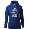 Dámská mikina Nejlepší babička na světě (Barva dámské mikiny Malfini Cape Bílá, Velikost - žena NOVÉ 2XL)