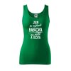 Dámské tílko s potiskem Nejlepší babička na světě (Velikost 2XL, Ženy vodácká tílka Apple green)