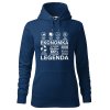 Dámská mikina Ekonomka legenda (Barva dámské mikiny Malfini Cape Bílá, Velikost - žena NOVÉ 2XL)