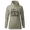 Dámská mikina Ekonomka legenda (Barva dámské mikiny Malfini Cape Bílá, Velikost - žena NOVÉ 2XL)