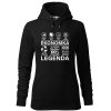 Dámská mikina Ekonomka legenda (Barva dámské mikiny Malfini Cape Bílá, Velikost - žena NOVÉ 2XL)