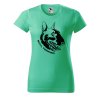 Dámské tričko s potiskem Bull terrier (Barva trička - ženy (NOVÉ) Apple green, Velikost - všechny NOVÉ 2XL)