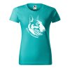 Dámské tričko s potiskem Bull terrier (Barva trička - ženy (NOVÉ) Apple green, Velikost - všechny NOVÉ 2XL)