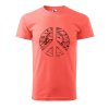 Pánské tričko Hippies příroda (Barva trička (muži) NOVÉ Apple green, Velikost - všechny NOVÉ 2XL)