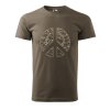 Pánské tričko Hippies příroda (Barva trička (muži) NOVÉ Apple green, Velikost - všechny NOVÉ 2XL)