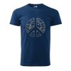 Pánské tričko Hippies příroda (Barva trička (muži) NOVÉ Apple green, Velikost - všechny NOVÉ 2XL)