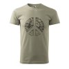 Pánské tričko Hippies příroda (Barva trička (muži) NOVÉ Apple green, Velikost - všechny NOVÉ 2XL)