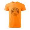 Pánské tričko Hippies příroda (Barva trička (muži) NOVÉ Apple green, Velikost - všechny NOVÉ 2XL)