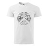Pánské tričko Hippies příroda (Barva trička (muži) NOVÉ Apple green, Velikost - všechny NOVÉ 2XL)