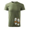 Pánské tričko s potiskem Adventure awaits (Barva trička (muži) NOVÉ Apple green, Velikost - všechny NOVÉ 2XL)