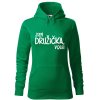 Dámská mikina Jsem družička, vole! (Barva dámské mikiny Malfini Cape Bílá, Velikost - žena NOVÉ 2XL)