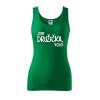 Dámské tílko s potiskem Jsem družička, vole! (Velikost 2XL, Ženy vodácká tílka Apple green)