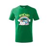 Dětské tričko Spící jednorožec (Barva trička (děti) NOVÉ Apple green, Velikost - všechny NOVÉ 110 /4 roky)